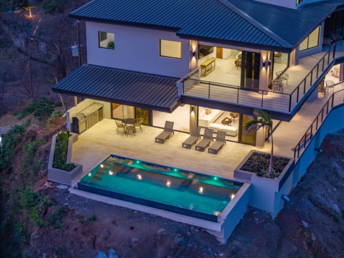 Casa Vista Escondida - Elevated Oceanview Estate in Pacific Heights, Playa Potrero, Guanacaste, Costa Rica