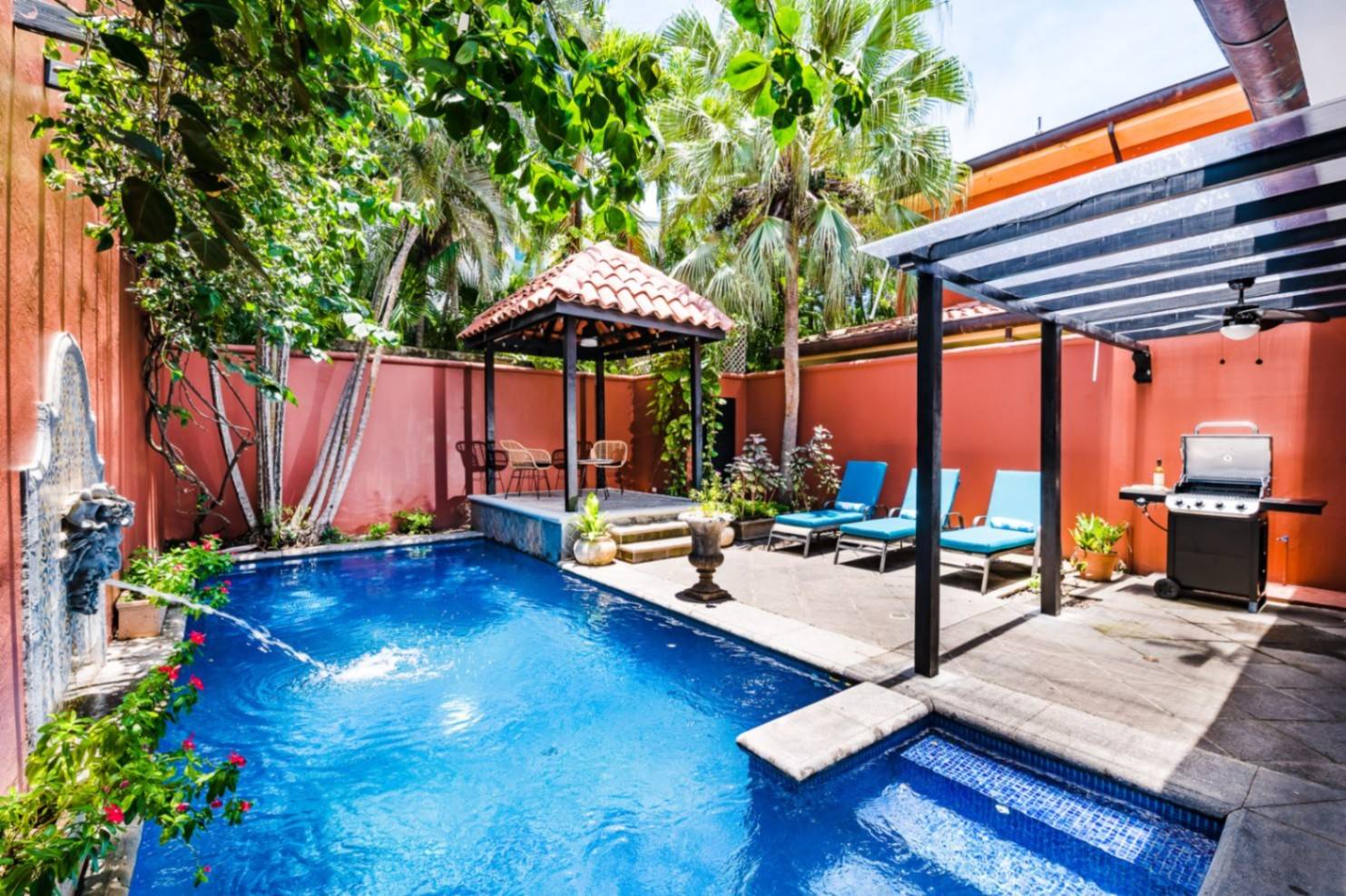 Villa Cerca del Mar 5 - Mediterranean Beachside Villa in Playa Langosta, Guanacaste, Costa Rica