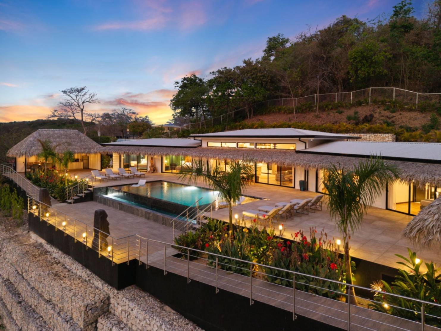 Villa Calypso - Architectural Oceanview Estate in Tamarindo Panoramic Views Expansive Terrace and Luxury Design 