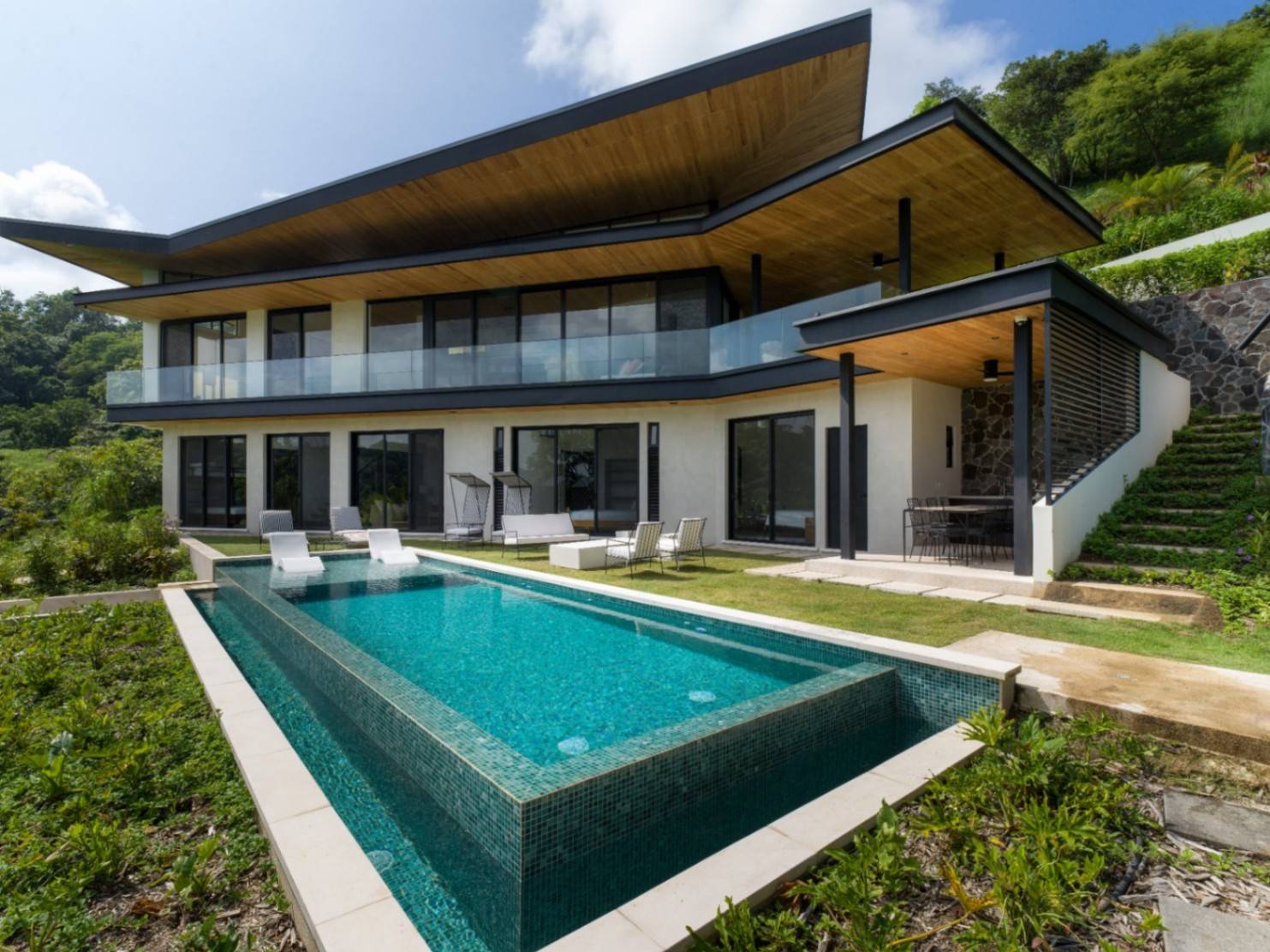Casa Verde - Architectural Estate with Estuary Views in Senderos, Tamarindo, Guanacaste, Costa Rica